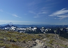 Mt. Adams and Mt. St. Helens from Pebble Creek Trail