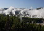 Norris Geyser Basin on Subfreezing Morning