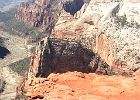 Looking Down on Angels Landing