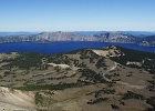Crater Lake from 8943-ft Mt. Scott summit.