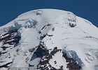 Close-up of 10,778-ft Mt. Baker&#39;s summit: North Face (L), Roman Nose (C), Roman Wall (R).