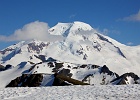 From my tent, a gorgeous view of the north and northwest side of Mt. Baker.  Skyline Divide.