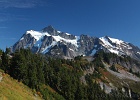 Almost back to Artist Point; a final look at Mt. Shuksan (native for &#34;roaring mountain&#34;).