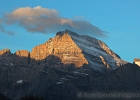 Mt. Gould viewed from the Many Glacier Hotel.