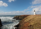 Yaquina Head lighthouse, the tallest in Oregon (93-ft) since 1873.