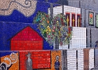 Toledo, Oregon&#39;s claim to fame: the largest mosaic mural in the NW (in a prking lot across from a pulp mill).