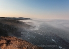 Inversion layer fog from Cape Foulweather, the first place Captain Cook touched the Oregon Coast.