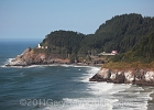 Heceta Head and its often photographed lighthouse.