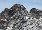 Last night&#39;s snow highlights the detail on 8080-ft Corteo Peak.