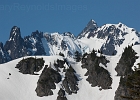 On my way to Ruth Mountain, I like how the foreground ridge frames Shuksan and Nooksack Tower.