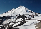 Classic panorama: Camp Kaiser and the Portals, in front of the Park and Boulder Glaciers, below Sherman and Grant Peaks.