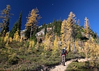 Heading to Maple Pass for our traditional end of season October hike.  The Golden Larches were beautiful, if not a bit dry from 80 days of missing rainfall this summer.