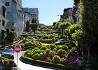 Lombard Street (yes, we drove it later in the visit).