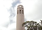 We reached Coit Tower after a steep staircase climb up from the Embarcadero.