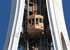 Art deco style elevator cars -- 50 years old in 2012.