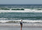 Temps climbing into the 70's as we enjoy Washburn beach. Time to get our feet in the Pacific to cool off.