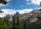 Crossing Gold Run Pass gives a nice view of the Tomyhoi Lake valley.