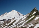 Coleman Pinnacle and Mt. Baker beyond.