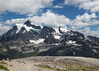 Views of Mt. Shuksan on the entire hike back to Artist Point.