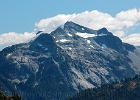 A quick look over at Ruth Mountain after crossing Hermann Saddle.