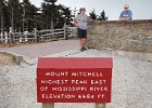 9/16/2016: Friday Escape to Mt. Mitchell to avoid the oppressive heat.  The cloud deck obscured most views, unfortunately. Photo-bombed by a couple Carolinians...