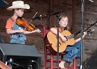 Cute kids who seemed to enjoy their music barefoot.