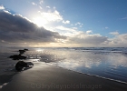 A Bit of blue sky mid-afternoon on Ona Beach