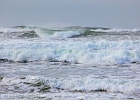 Tide was high which shrunk the beach, but the curning ocean made for an enjoyable walk.