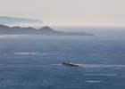 Hazy, foggy mid-morning.  Looking toward Yaquina Head.